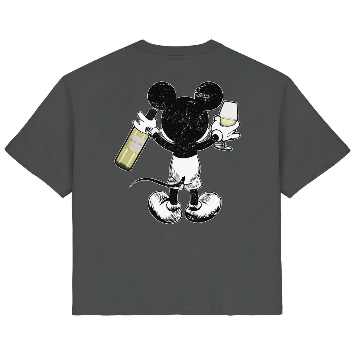 Weißwein Mouse - Ladies Organic Shirt