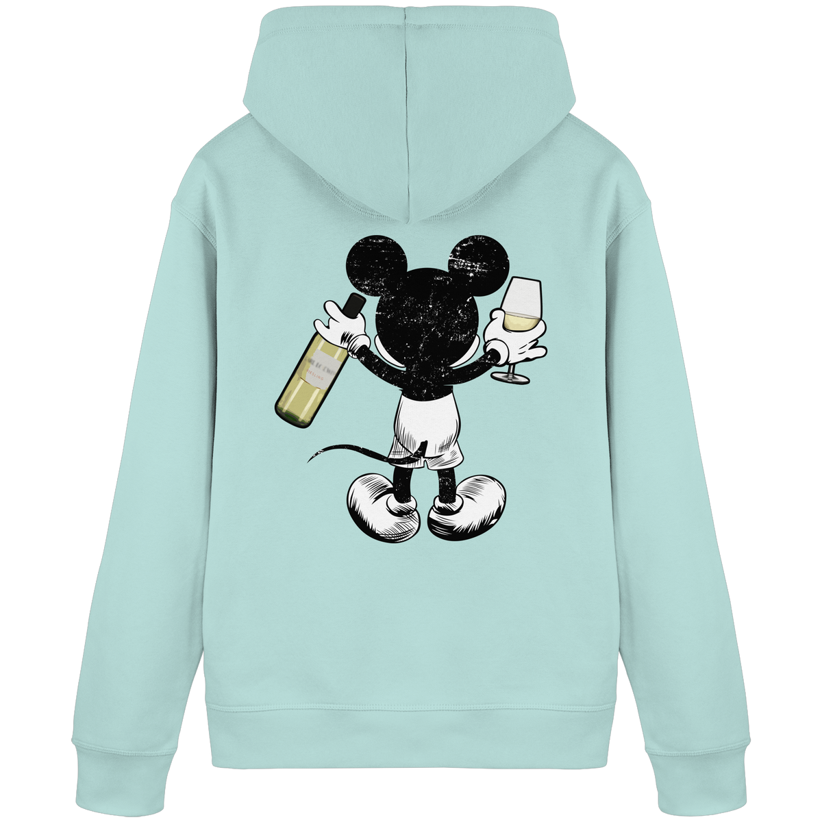 Weißwein Mouse - Organic Basic Hoodie