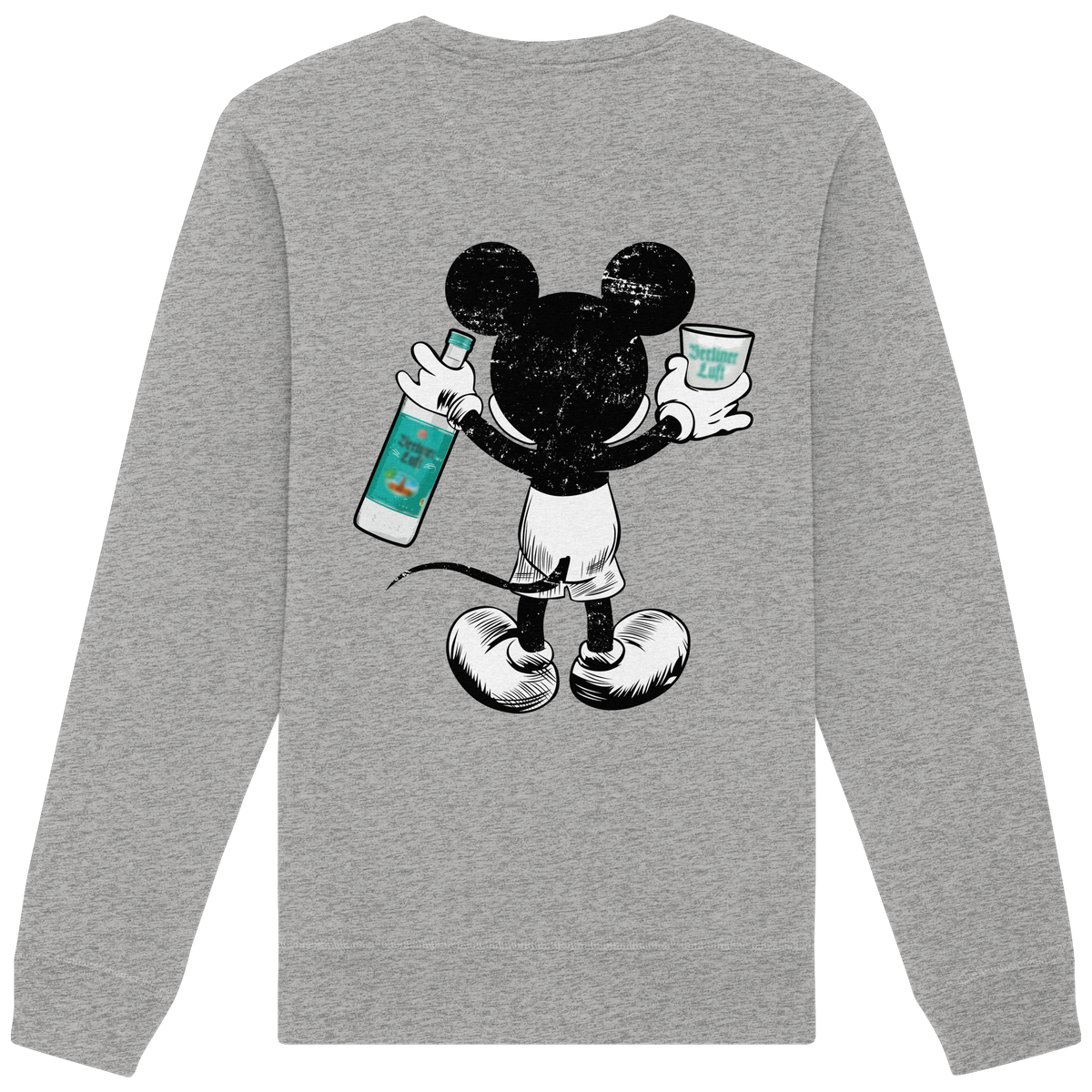 Luft Mouse Backprint - Organic Basic Unisex Sweatshirt