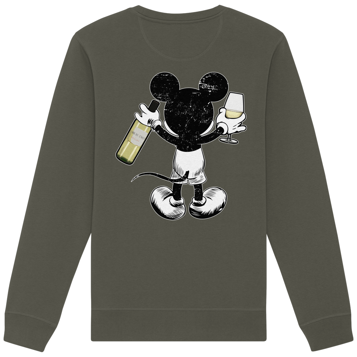 Weißwein Mouse - Organic Basic Unisex Sweatshirt