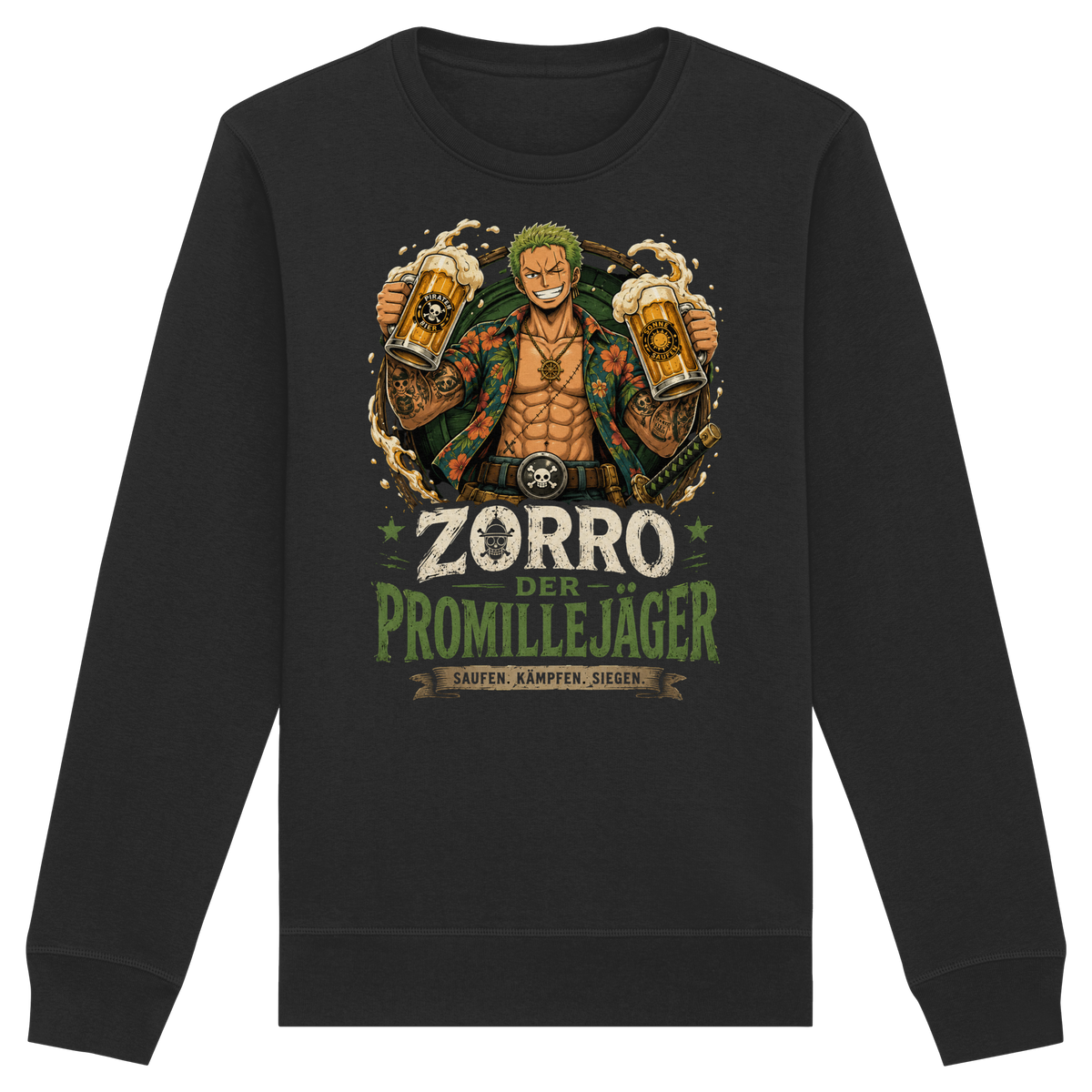 Zorro der Promillejäger - Organic Basic Unisex Sweatshirt