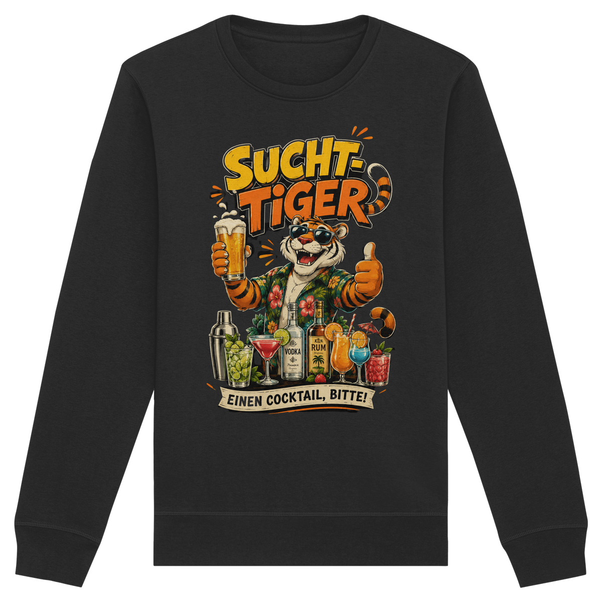 Sucht Tiger - Organic Basic Unisex Sweatshirt