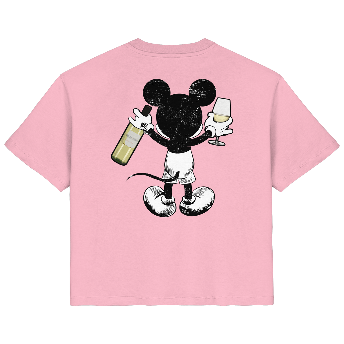 Weißwein Mouse - Ladies Organic Shirt