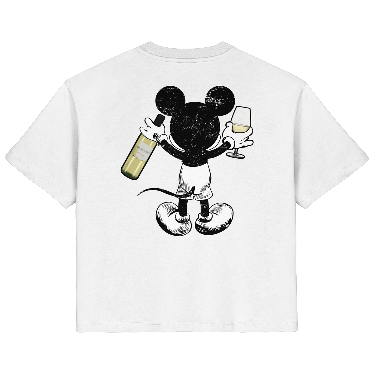 Weißwein Mouse - Ladies Organic Shirt