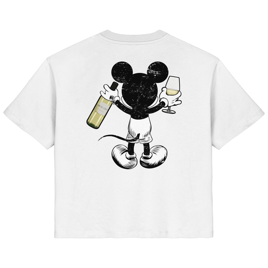 Weißwein Mouse - Ladies Organic Shirt