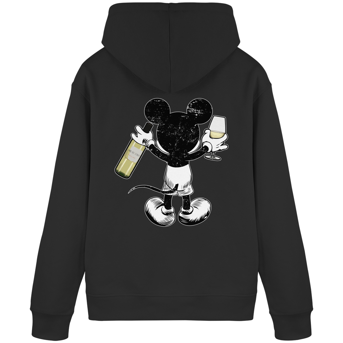 Weißwein Mouse - Organic Basic Hoodie