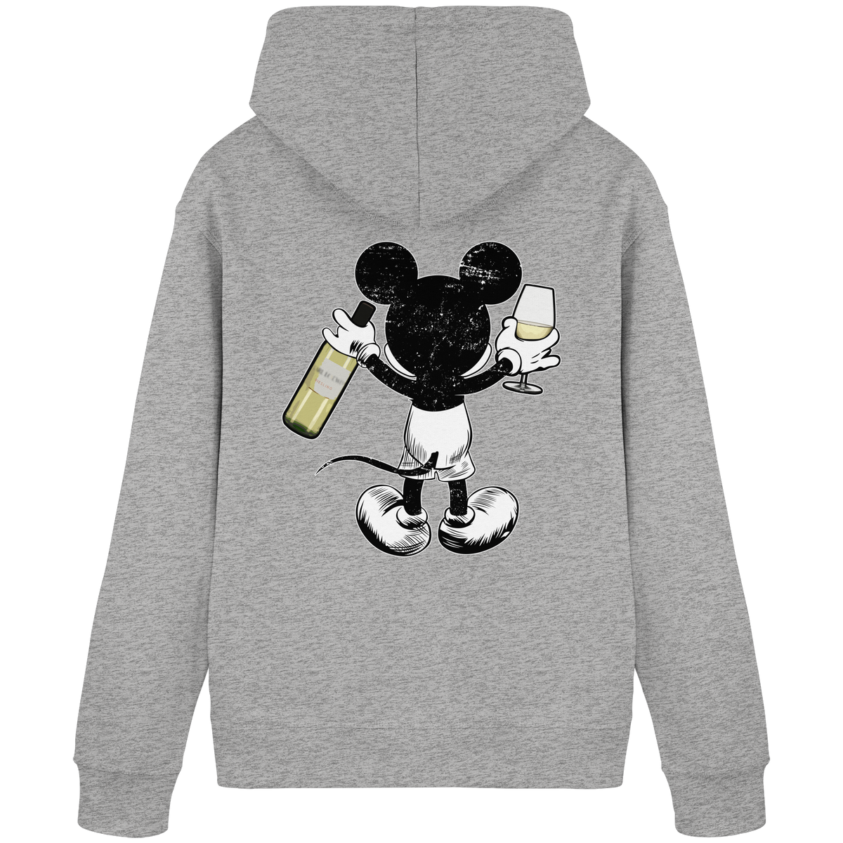 Weißwein Mouse - Organic Basic Hoodie