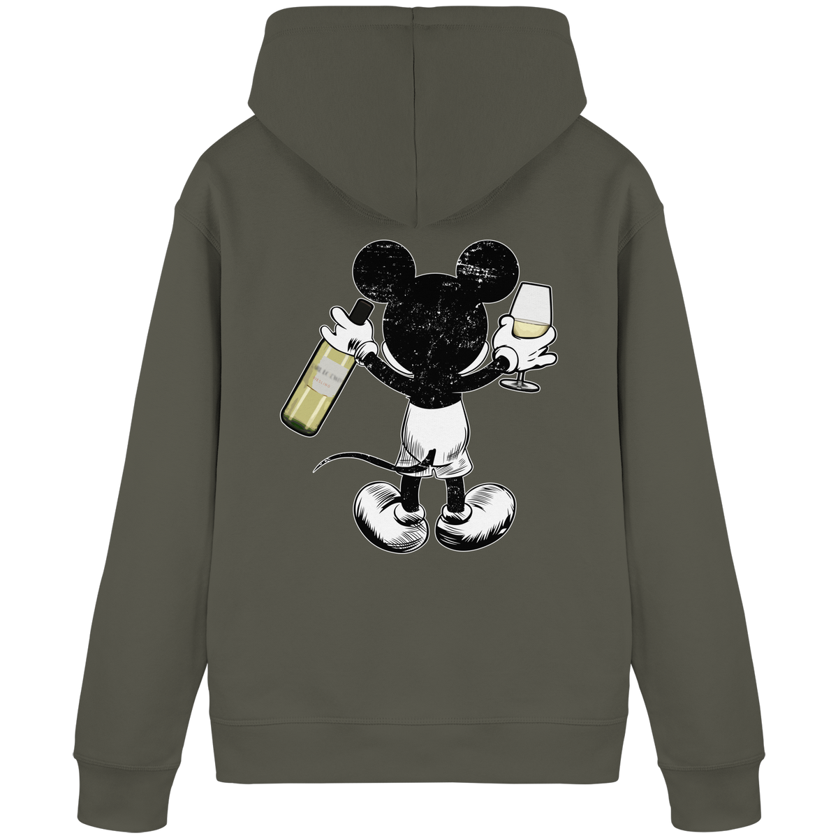 Weißwein Mouse - Organic Basic Hoodie