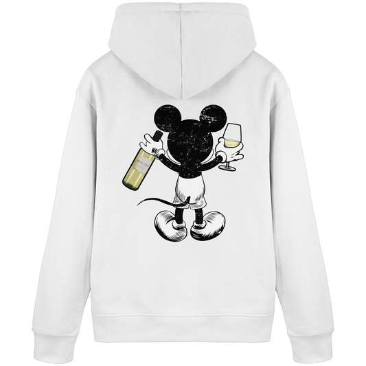 Weißwein Mouse - Organic Basic Hoodie