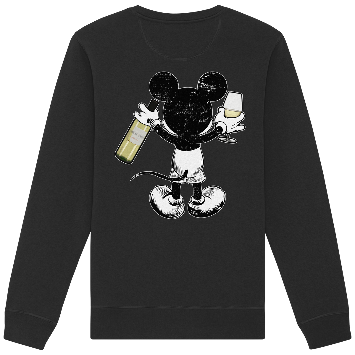 Weißwein Mouse - Organic Basic Unisex Sweatshirt