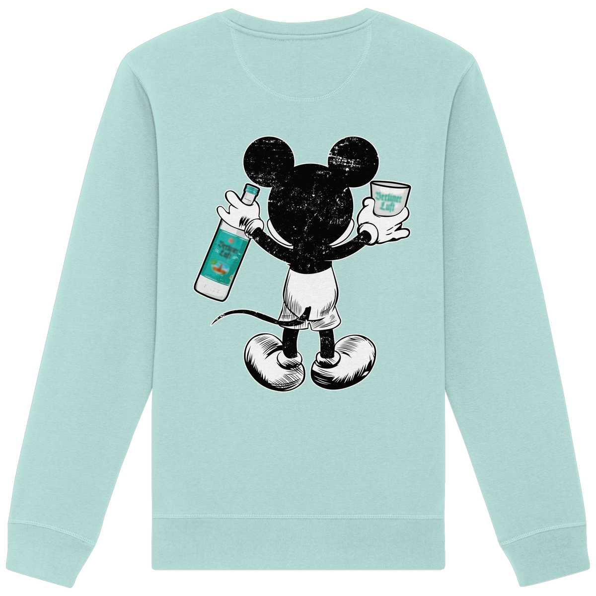 Luft Mouse Backprint - Organic Basic Unisex Sweatshirt