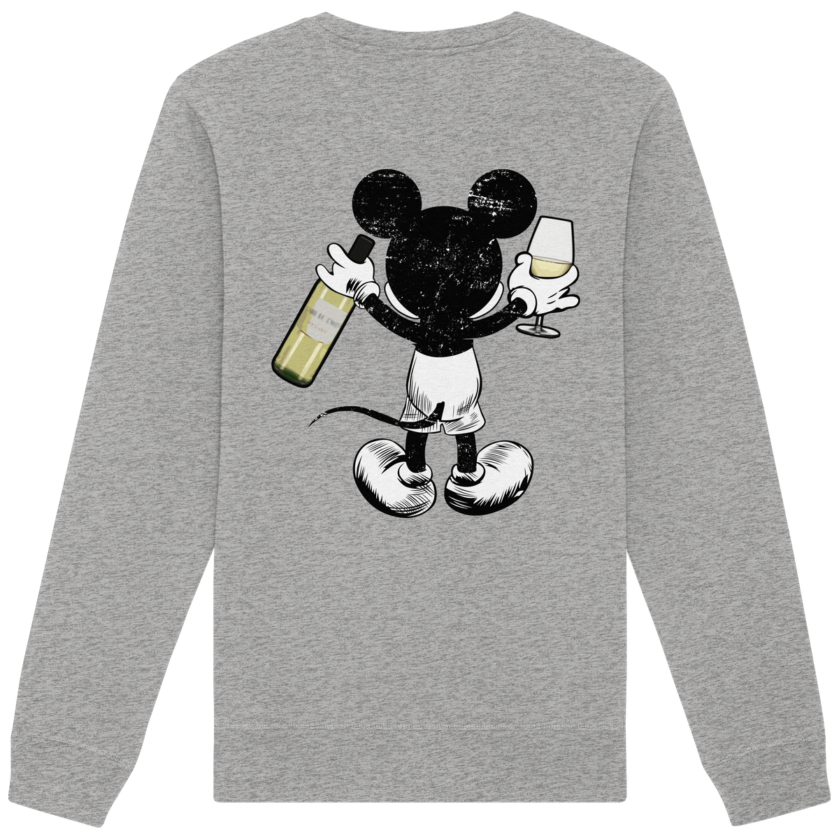 Weißwein Mouse - Organic Basic Unisex Sweatshirt
