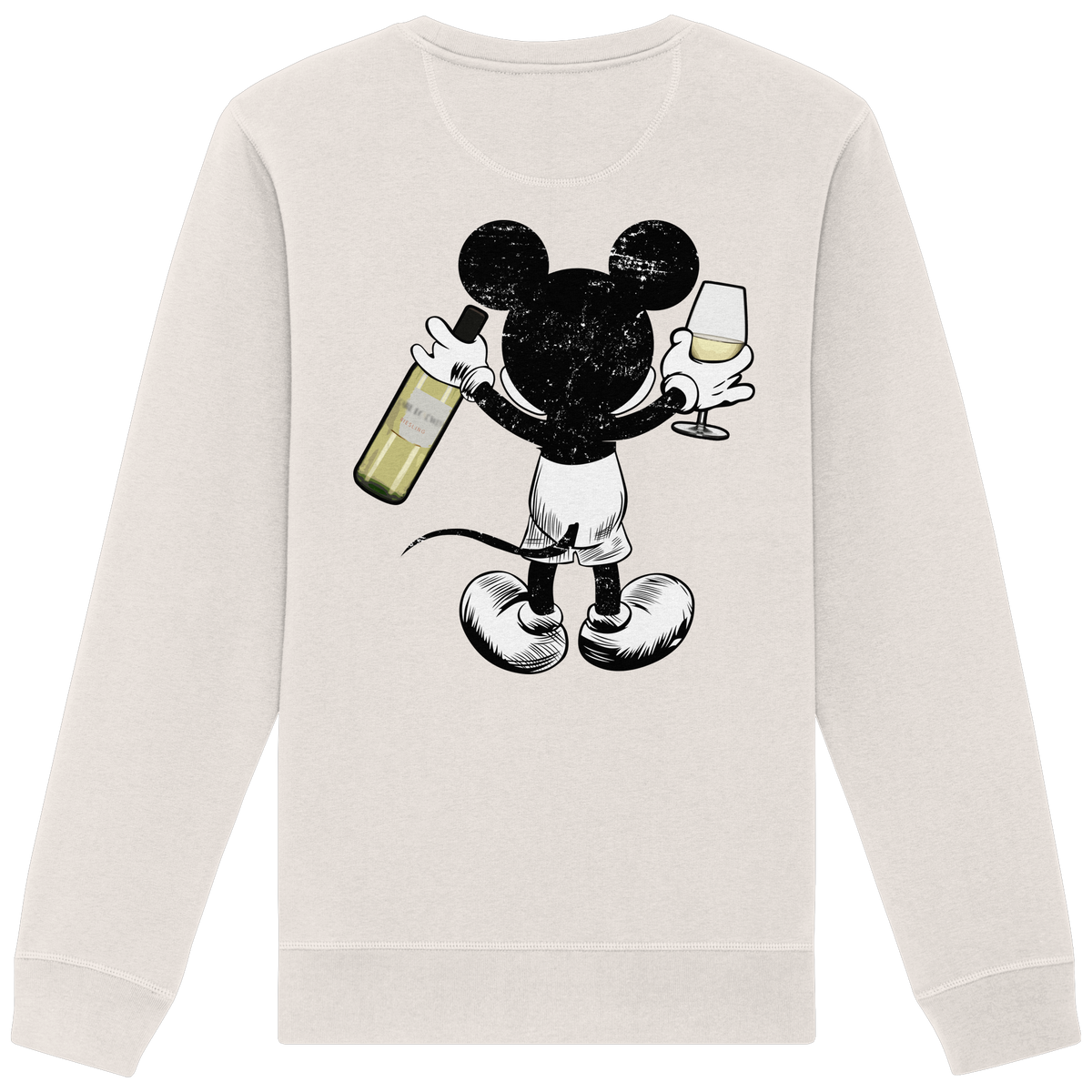 Weißwein Mouse - Organic Basic Unisex Sweatshirt