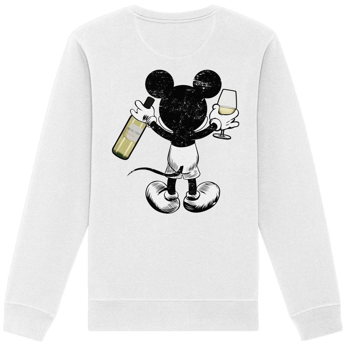 Weißwein Mouse - Organic Basic Unisex Sweatshirt