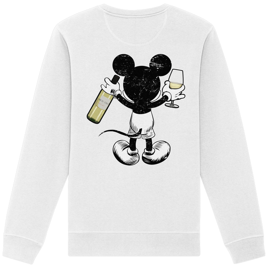 Weißwein Mouse - Organic Basic Unisex Sweatshirt