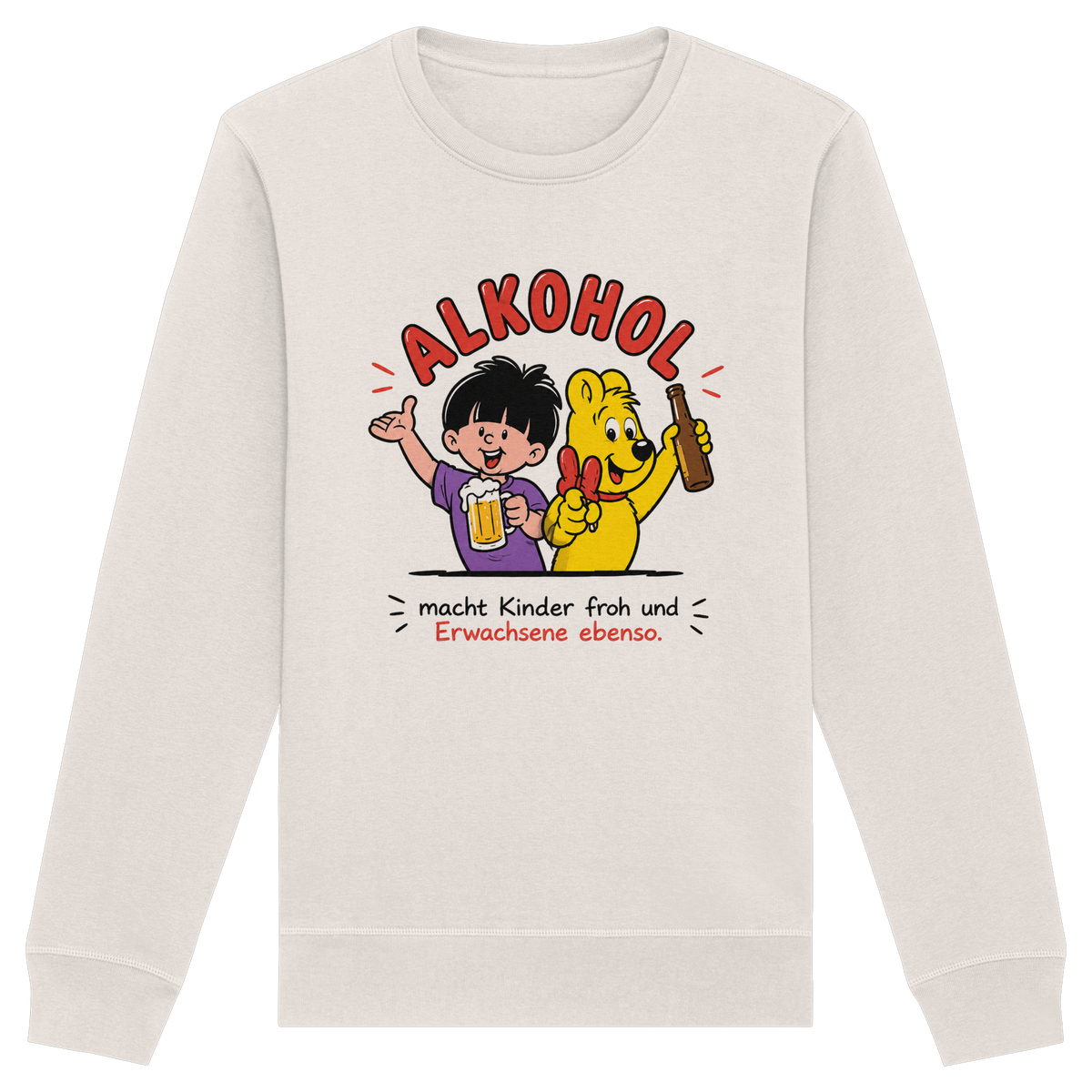 Alkohol  - Organic Basic Unisex Sweatshirt