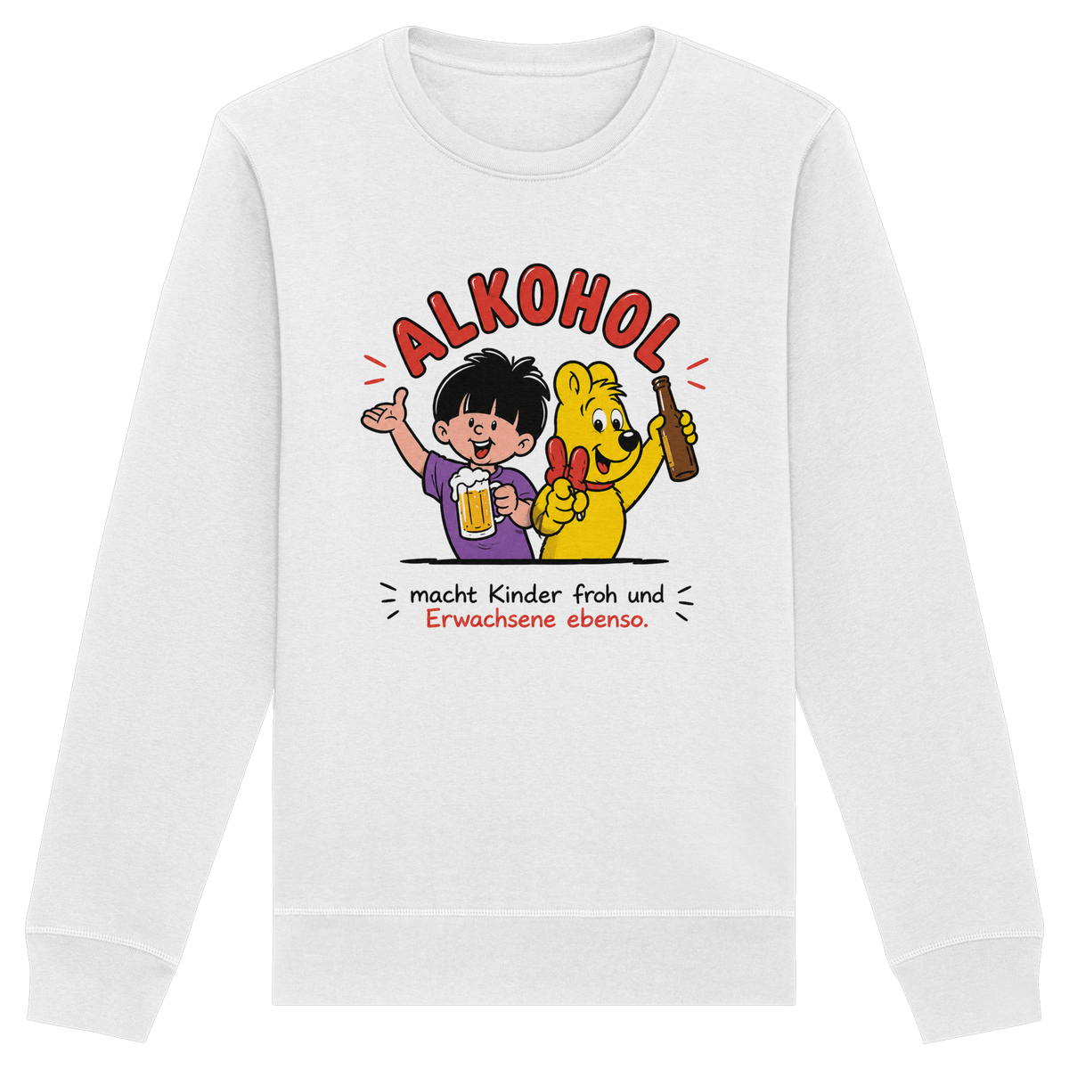 Alkohol  - Organic Basic Unisex Sweatshirt