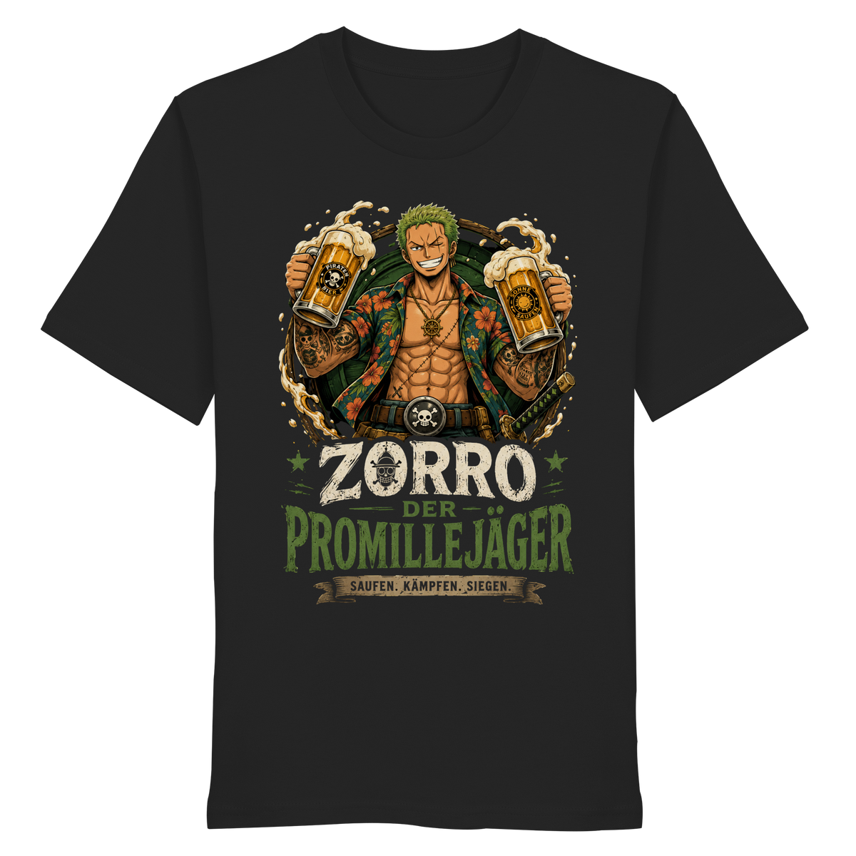 Zorro der Promillejäger - Organic Shirt