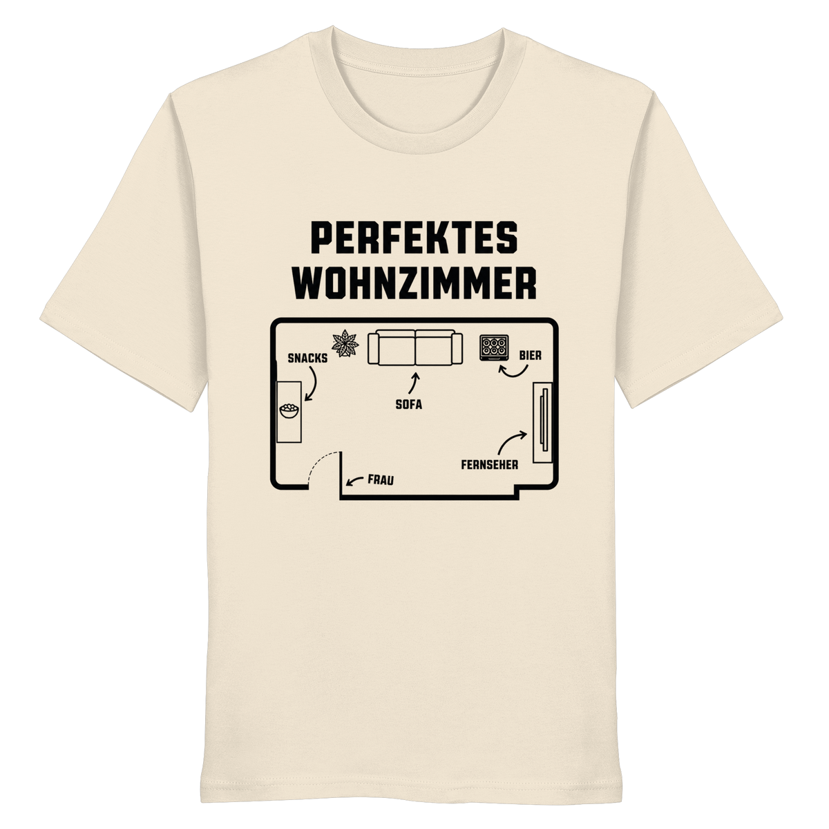 Perfektes Wohnzimmer - Organic Shirt