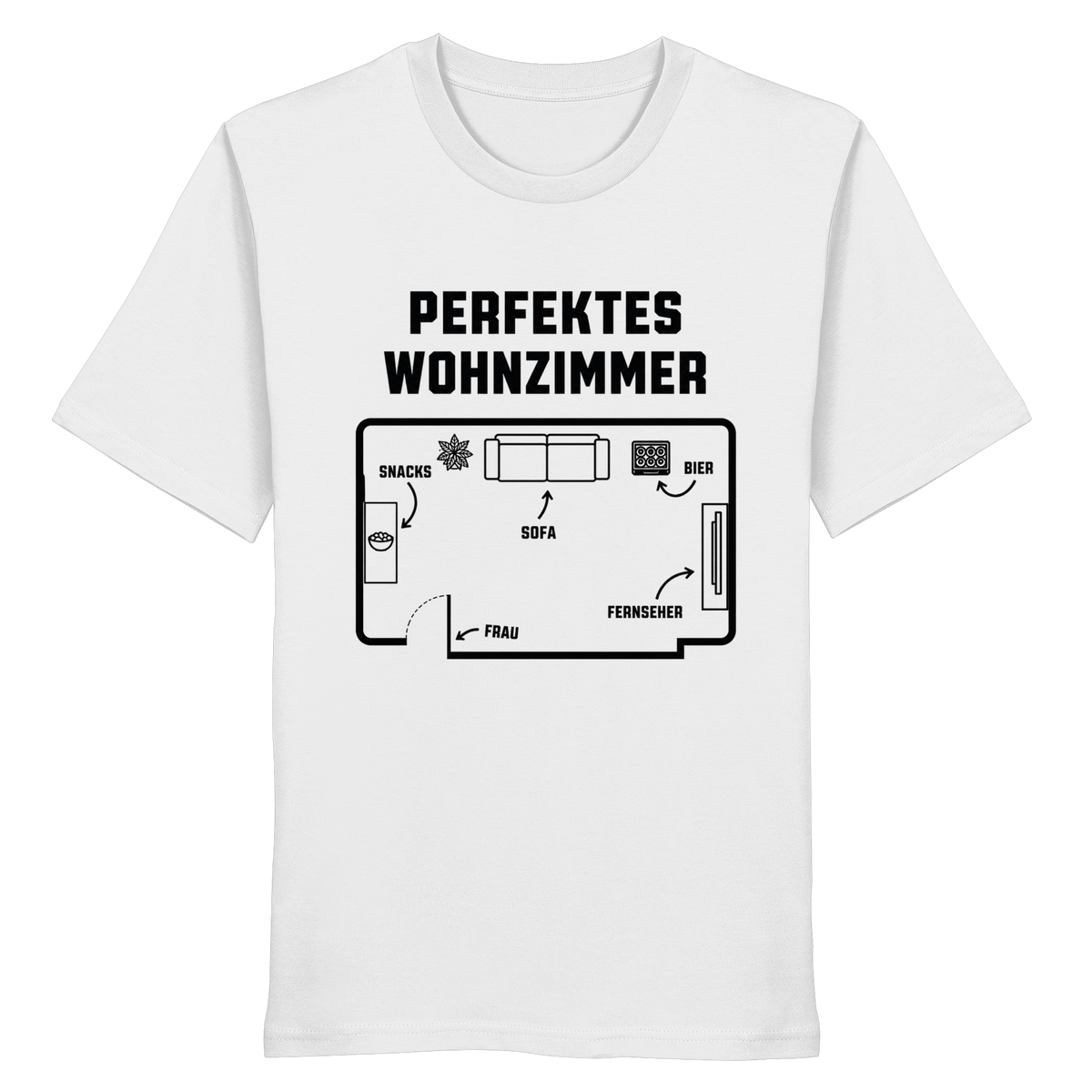 Perfektes Wohnzimmer - Organic Shirt